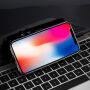 Stijlvolle hoes in retro-camera-ontwerp voor Apple iPhone XS - zwart