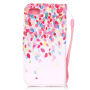 Beschermende flip case met kaartsleuf en riem Apple iPhone 7 / 8 - kleurrijke confetti