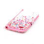 Beschermende flip case met kaartsleuf en riem Apple iPhone 7 / 8 - kleurrijke confetti