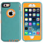 Super bestendige / stofdichte koffer voor Apple iPhone 6 / 6S - turquoise