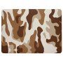 Matte hoes met camouflagepatroon voor MacBook Pro 13" (A1706 / A1708 / A1989 / A2159) - bruin