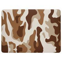 Matte hoes met camouflagepatroon voor MacBook Pro 13" (A1706 / A1708 / A1989 / A2159) - bruin