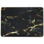 Matte hoes voor MacBook Pro 13" (A1706 / A1708 / A1989 / A2159) - zwart-goud marmer