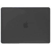 Glanzende transparante omslag voor MacBook Pro 13" (A1425 / A1502) - zwart