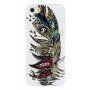 Beschermhoes die in het donker glanst voor iPhone 5 / 5S / SE (2016) - veer
