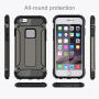 Super bestendige" Armor" hoes voor iPhone 6 / 6S - koffiebruin