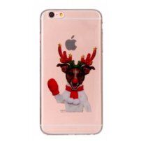 Beschermhoes voor iPhone 6 / 6S - met kersthond