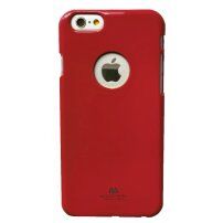 MERCURY GOOSPERY beschermend glitterdeksel voor Apple iPhone 6 / 6S - rood