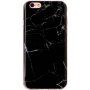 Beschermende plastic hoes voor Apple iPhone 6 / 6S - zwart marmer