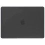 Glanzende transparante omslag voor MacBook Pro 13" (A1278) - zwart