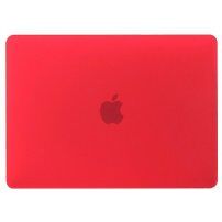 Mat transparante hoes voor MacBook 12" (A1534) - rood