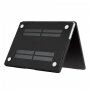 Mat transparante hoes voor MacBook 12" (A1534) - zwart
