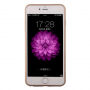 Transparant deksel met gouden rand voor Apple iPhone 6 / 6S