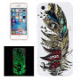 Beschermhoes die in het donker glanst voor iPhone 5 / 5S / SE (2016) - veer