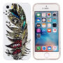 Beschermhoes die in het donker glanst voor iPhone 5 / 5S / SE (2016) - veer
