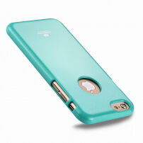 MERCURY GOOSPERY beschermend glitterdeksel voor Apple iPhone 6 / 6S - turquoise