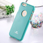MERCURY GOOSPERY beschermend glitterdeksel voor Apple iPhone 6 / 6S - turquoise
