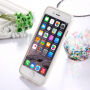 MERCURY GOOSPERY beschermend glitterdeksel voor Apple iPhone 6 / 6S - wit