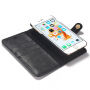 2in1 afneembare flip case van kunstleder voor Apple iPhone 6 / 6S - zwart