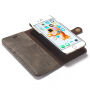 2in1 afneembare flip case van kunstleder voor Apple iPhone 6 / 6S - bruin