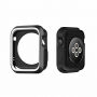 Beschermend siliconenkoker voor Apple Watch 42mm - zwart - wit