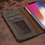 2in1 Stijlvolle Verwijderbare Tiket Geval voor Apple iPhone XS - grijs