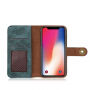 2in1 Stijlvolle Verwijderbare Tiket Geval voor Apple iPhone XS - groen