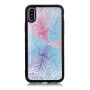 2in1 Beschermende Verwijderbare Flip Case voor Apple iPhone XS - kleurrijke bloem