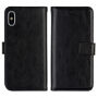 2in1 Beschermende Verwijderbare Flip Case voor Apple iPhone XS - zwart