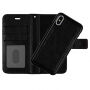 2in1 Beschermende Verwijderbare Flip Case voor Apple iPhone XS - zwart