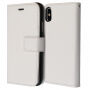 2in1 Beschermende Verwijderbare Flip Case voor Apple iPhone XS - wit