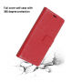 2in1 Beschermende Verwijderbare Flip Case voor Apple iPhone XS - rood