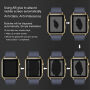 IMAK Pro + gehard glas 2.5D voor Apple horloge - zwart