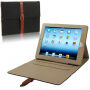 Luxueuze PU lederen tas met gesp Apple iPad 4 / 3 / 2 / 2 - zwart