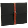 Luxueuze PU lederen tas met gesp Apple iPad 4 / 3 / 2 / 2 - zwart