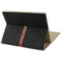 Luxueuze PU lederen tas met gesp Apple iPad 4 / 3 / 2 / 2 - zwart