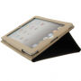Luxueuze PU lederen tas met gesp Apple iPad 4 / 3 / 2 / 2 - zwart