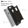 Super bestendige "Armor"-afdekking voor Apple-iPhone 8 Plus / 7 Plus - zwart