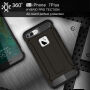 Super bestendige "Armor"-afdekking voor Apple-iPhone 8 Plus / 7 Plus - zwart