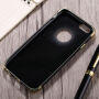 Beschermhoes voor Apple iPhone 6 / 6S - Zwart/goud
