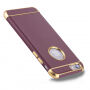 Beschermhoes voor Apple iPhone 6 / 6S - goud / bordeauxrood
