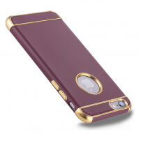 Beschermhoes voor Apple iPhone 6 / 6S - goud / bordeauxrood
