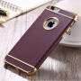 Beschermhoes voor Apple iPhone 6 / 6S - goud / bordeauxrood