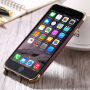 Beschermhoes voor Apple iPhone 6 / 6S - goud / bordeauxrood