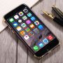 Beschermhoes voor Apple iPhone 6 / 6S - goud / bordeauxrood