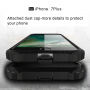Super bestendige "Armor"-afdekking voor Apple-iPhone 8 Plus / 7 Plus - zwart