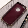 Beschermhoes voor Apple iPhone 6 / 6S - goud / bordeauxrood