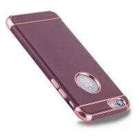 Beschermhoes voor Apple iPhone 6 / 6S - roze / goud / bordeauxrood / roze / goud / bordeauxrood