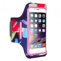 FLOVEME gekleurde sporthandtas voor de sporthandtas voor iPhone 6 / 6S / 7 / 8 iPhone 6 / 6S / 7 / 8