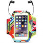 FLOVEME gekleurde sporthandtas voor de sporthandtas voor iPhone 6 Plus / 6S Plus / 7 Plus / 8 Plus / 8 Plus